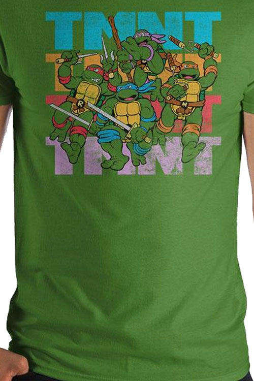Distressed Teenage Mutant Ninja Turtles T-Shirtmain product image