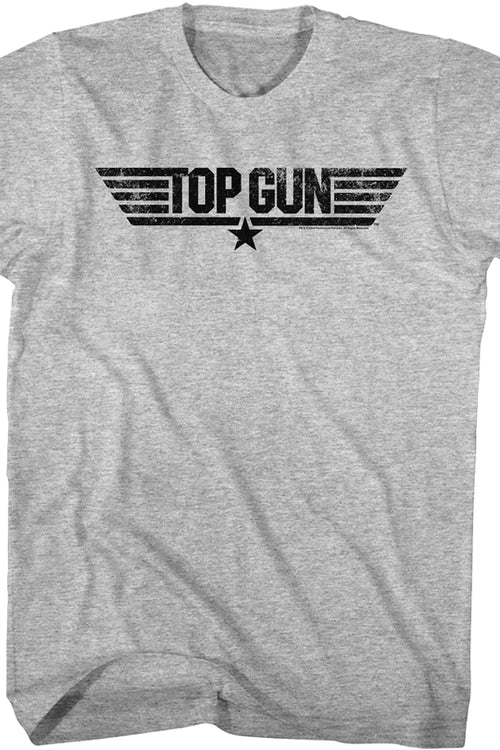 Distressed Top Gun Logo T-Shirtmain product image