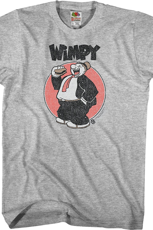 Distressed Wimpy Popeye T-Shirtmain product image