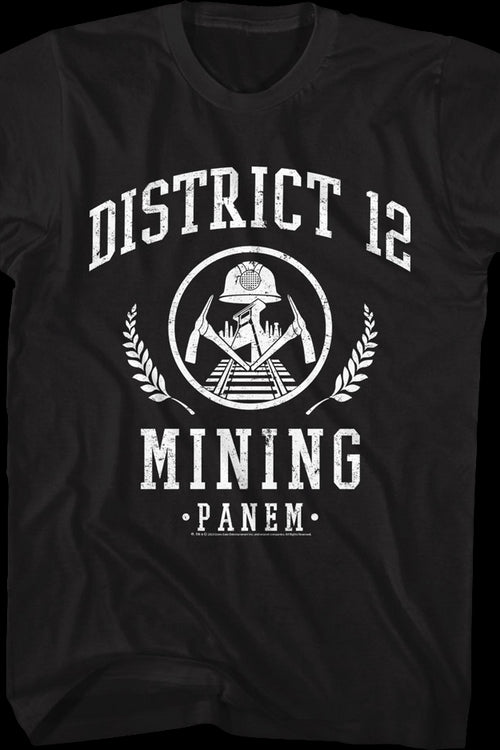 District 12 Mining Hunger Games T-Shirtmain product image