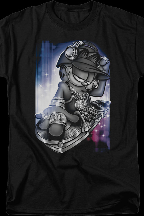 DJ Turntable Garfield T-Shirtmain product image