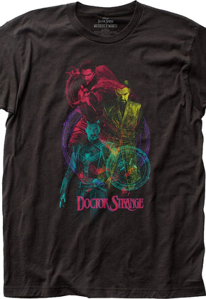 Doctor Strange Multiverse Of Madness Collage Marvel Comics T-Shirt