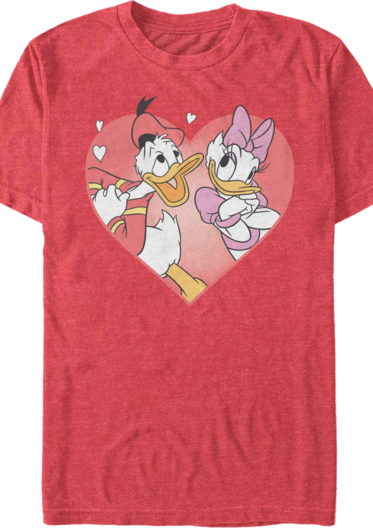 Donald And Daisy In Love Disney T-Shirt - main product image