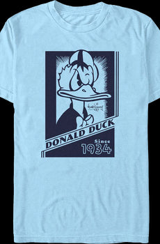 Donald Duck Since 1934 Photo Disney T-Shirt