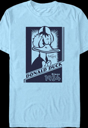 Donald Duck Since 1934 Photo Disney T-Shirt