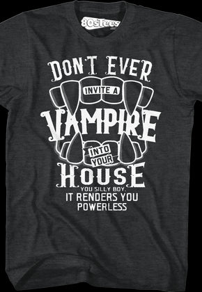 Don't Ever Invite A Vampire Into Your House Lost Boys T-Shirt
