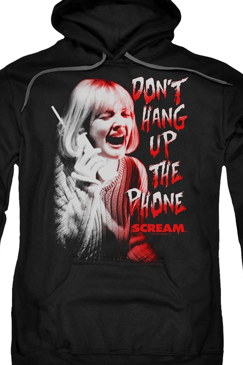 Don't Hang Up The Phone Scream Hoodiemain product image