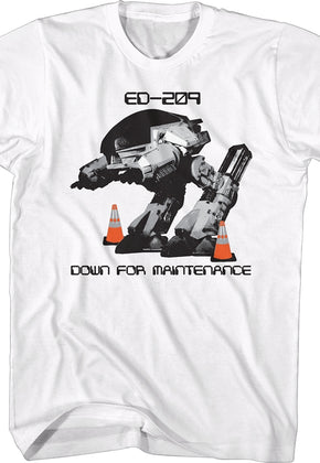 Down for Maintenance Robocop T-Shirt