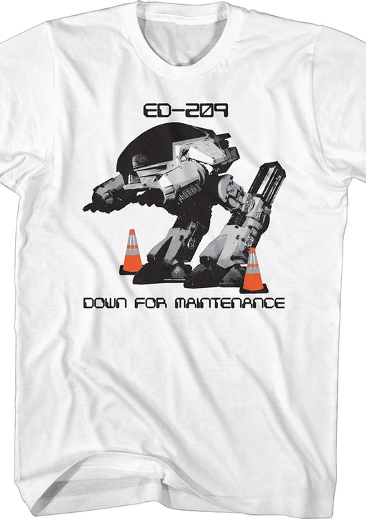 Down for Maintenance Robocop T-Shirt - main product image