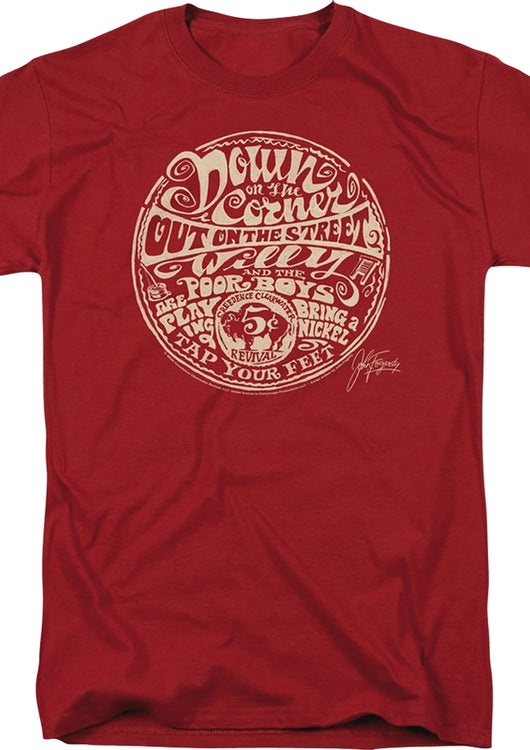 Down On The Corner Creedence Clearwater Revival T-Shirt - main product image