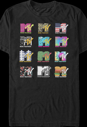 Dozen Logos MTV Shirt