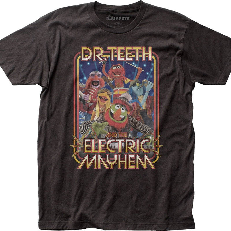 Dr Teeth The Electric Mayhem Shirt Muppets Mens T shirt
