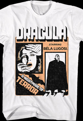 Dracula A Nightmare Of Terror Bela Lugosi T-Shirt
