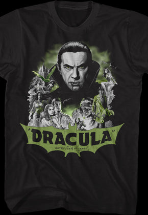 Dracula Collage Bela Lugosi T-Shirt