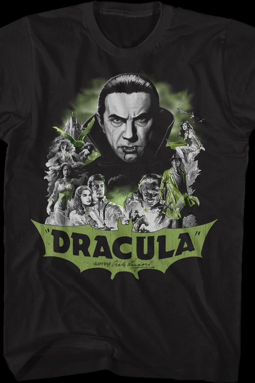 Dracula Collage Bela Lugosi T-Shirtmain product image
