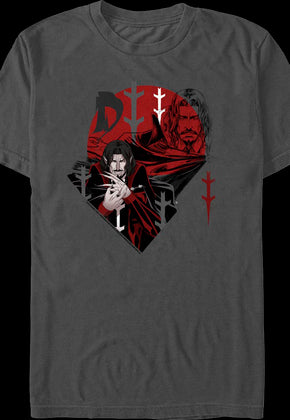 Dracula Collage Castlevania T-Shirt