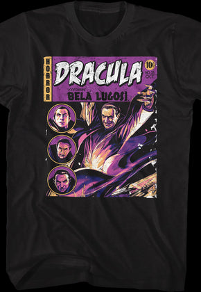 Dracula Comic Book Cover Bela Lugosi T-Shirt