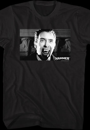 Dracula Fangs Hammer Films T-Shirt