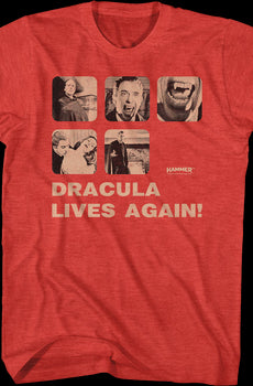 Dracula Lives Again Hammer Films T-Shirt