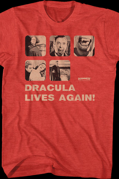 Dracula Lives Again Hammer Films T-Shirtmain product image