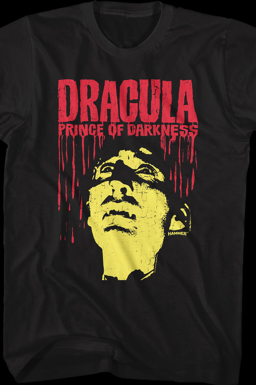 Dracula Prince Of Darkness Bloody Logo Hammer Films T-Shirtmain product image
