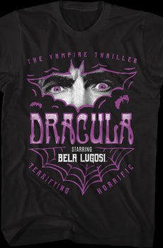 Dracula Vampire Thriller Bela Lugosi T-Shirt