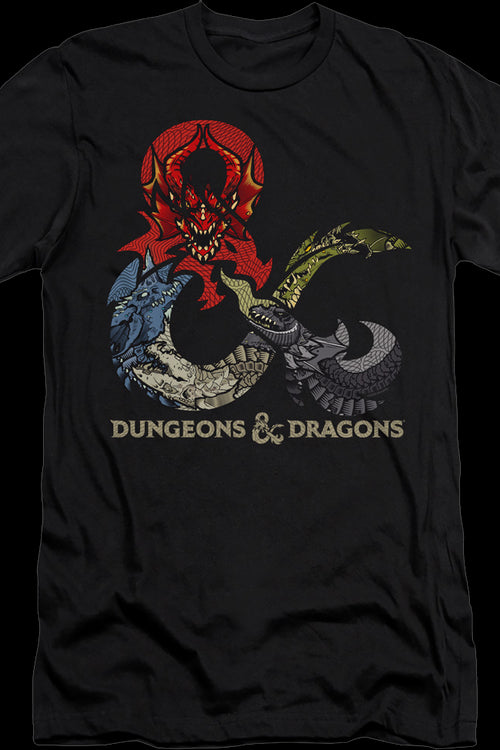 Dragons In Logo Dungeons & Dragons T-Shirtmain product image