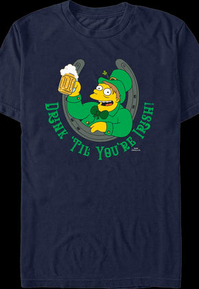 Drink 'Til You're Irish Simpsons T-Shirt