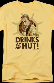 Drinks At My Hut Gilligan's Island T-Shirt