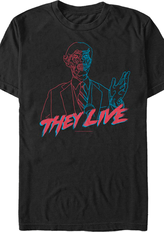 Dual Tone Politician They Live T-Shirt - main product image
