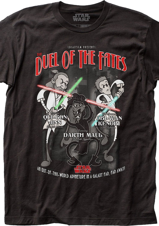 Duel Of The Fates Star Wars T-Shirt - main product image