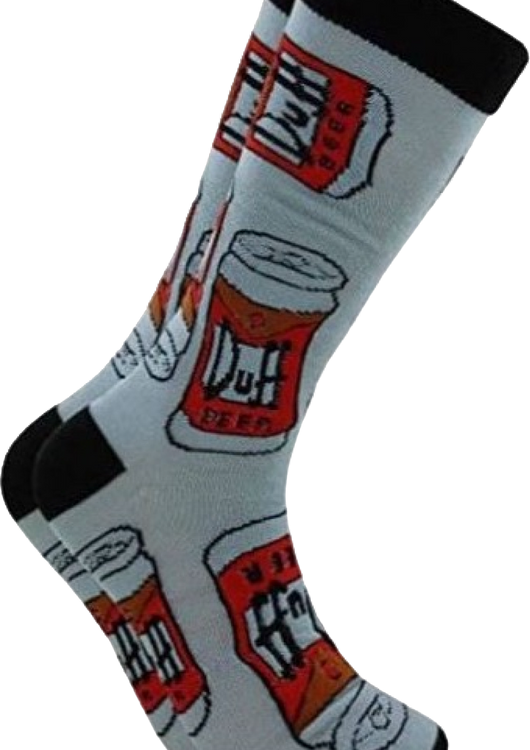 Duff Beer Simpsons Socks - main product image