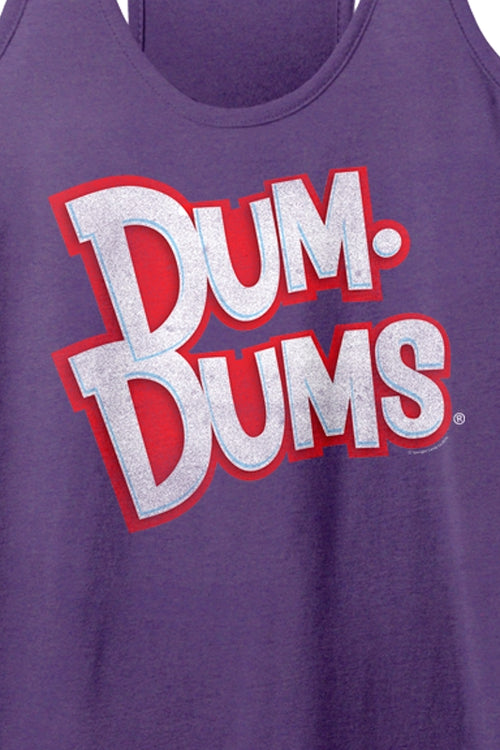 Ladies Dum-Dums Logo Racerback Tank Topmain product image