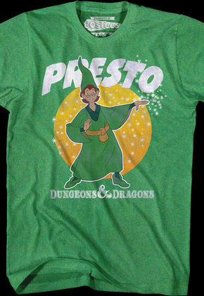 Green Presto the Magician Dungeons & Dragons T-Shirt