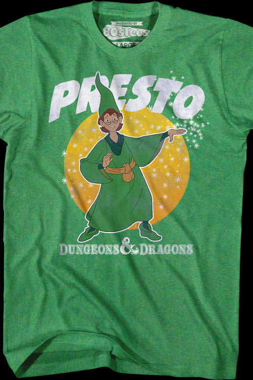 Green Presto the Magician Dungeons & Dragons T-Shirtmain product image