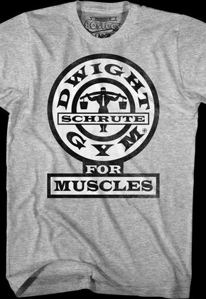 Dwight Schrute Gym For Muscles The Office T-Shirt