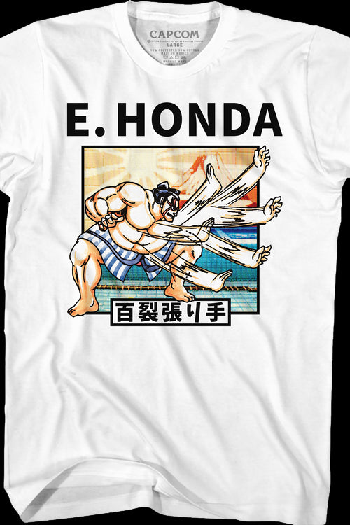 E. Honda Hundred Hand Slap Street Fighter T-Shirtmain product image