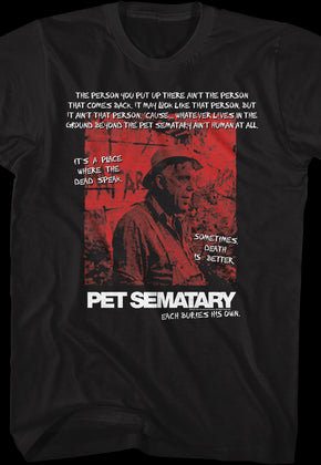 Each Buries His Own Pet Sematary T-Shirt