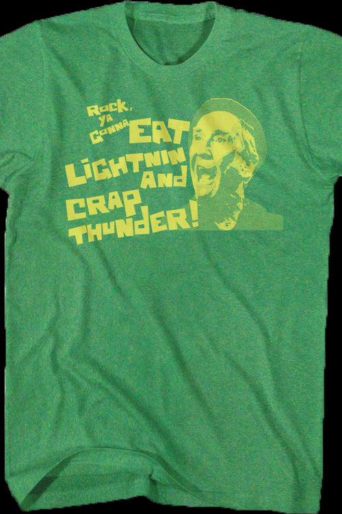 Eat Lightning and Crap Thunder Rocky T-Shirtmain product image