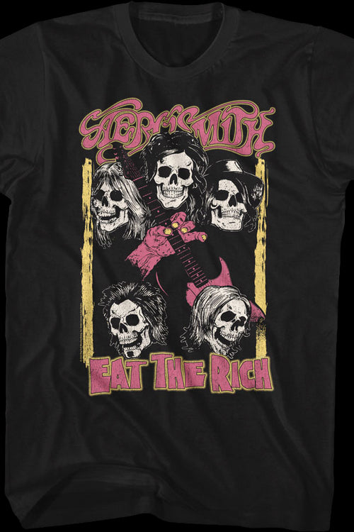 Eat The Rich Aerosmith Black T-Shirtmain product image