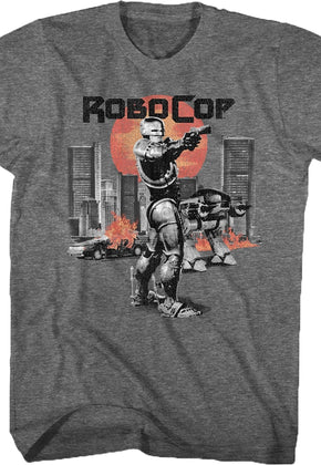 ED-209 and Robocop T-Shirt