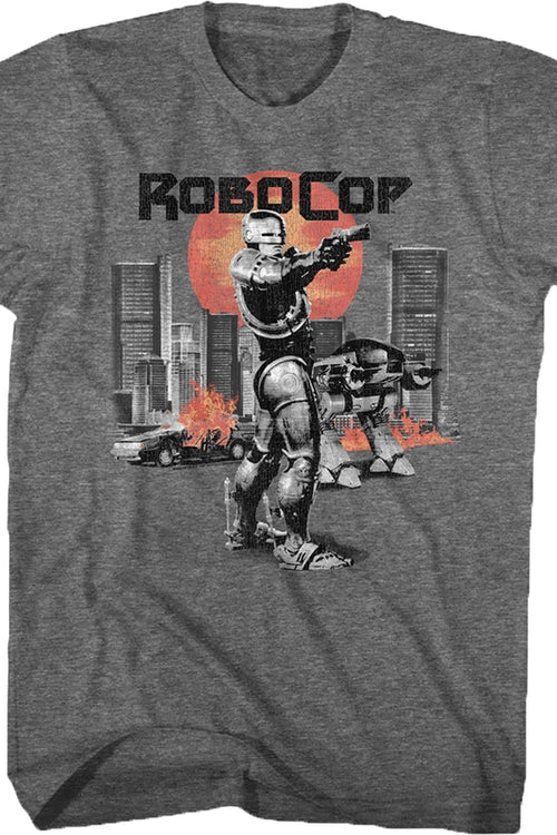 ED-209 and Robocop T-Shirtmain product image