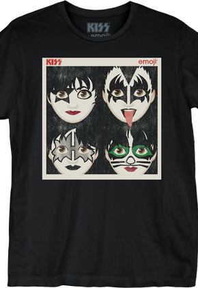 Emoji Faces KISS T-Shirt