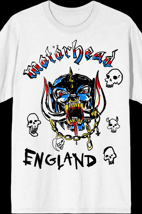 England Doodles Motorhead T-Shirtmain product image
