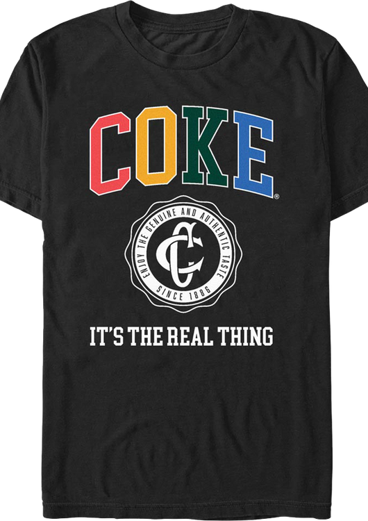 Enjoy The Genuine And Authentic Taste Coca-Cola T-Shirt - main product image