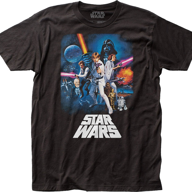 Episode IV A New Hope Poster Star Wars T-Shirt
