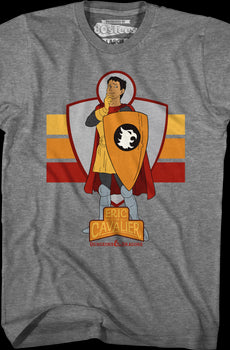 Eric The Cavalier Retro Stripes Dungeons & Dragons T-Shirt
