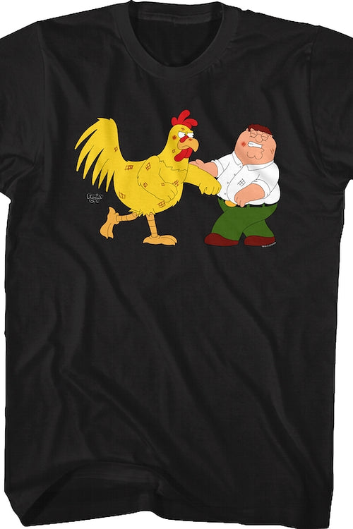 Ernie the Giant Chicken vs Peter Griffin Family Guy T-Shirtmain product image
