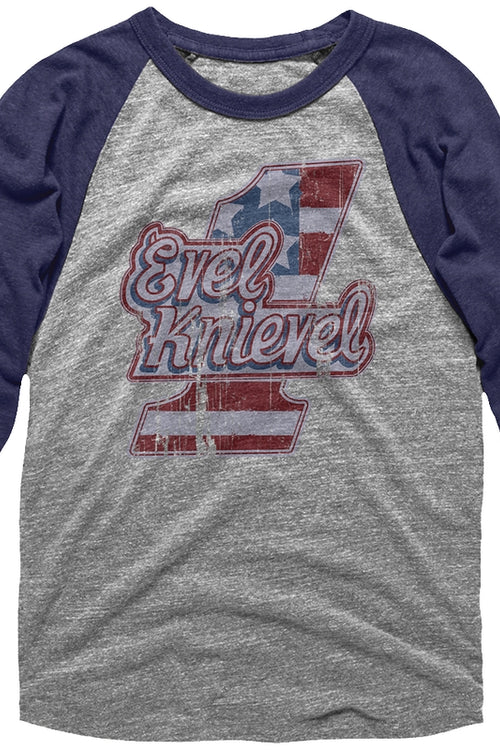 Evel Knievel Raglan Baseball Shirtmain product image