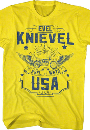 Evel Ways Evel Knievel T-Shirt